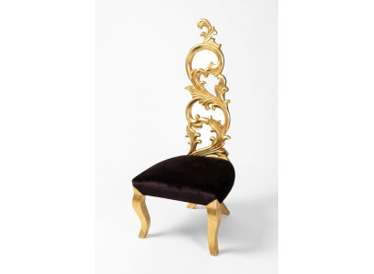 Fauteuil de trône royal en velours Chesterfield, style antique, une place