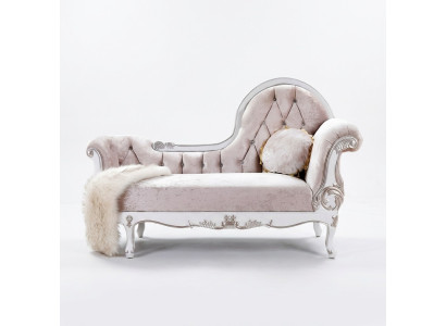 Chaise longue Chesterfield Recamier de style ancien Noble Canape Longue Sofa Lounger nouvel