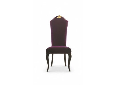 Chaise Trône Fauteuil Ensemble Salle à manger Designer Bois Style ancien Baroque Rococo