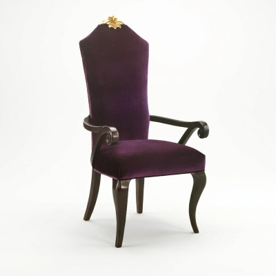 Chaise Chaises Trône Fauteuil Ensemble Salle à manger Designer Bois Style antique Baroque