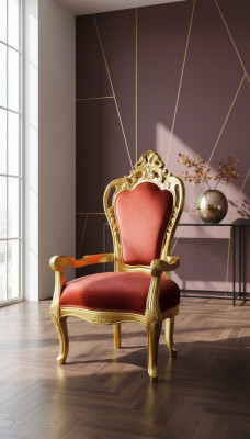 Chaise Trône Fauteuil Ensemble Salle à manger Designer Bois Style antique Baroque Rococo Roi