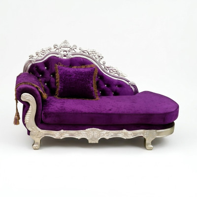 Noble Chesterfield style ancien chaise longue canapé chaise longue canapé long neuf Récamière