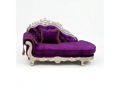 Noble Chesterfield style ancien chaise longue canapé chaise longue canapé long neuf Récamière