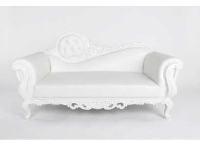 Trône de chaise longue royal en velours style antique Chesterfield.