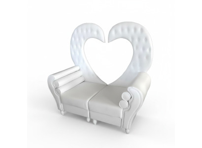 Canapé Royal Chesterfield en velours 2 places de style antique