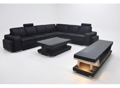 Canapé en cuir Canapé Modulable Coin Suite Canapé Design en L en A1109B Canapés Canapés