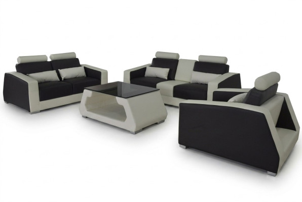 Rembourrage Canapé Canapés Sofas Ensemble de Canapés Design Sets 3+2+1 Fauteuil