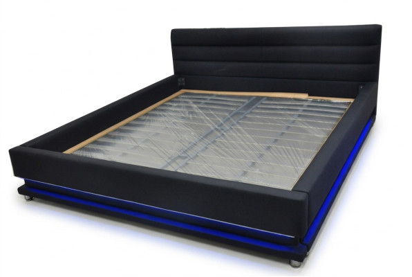 Design de luxe en cuir Lits rembourrés Lit double moderne 140/160/180/200