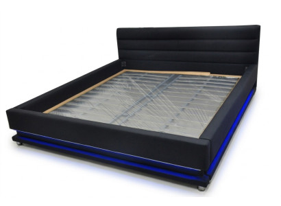 Design de luxe en cuir Lits rembourrés Lit double moderne 140/160/180/200