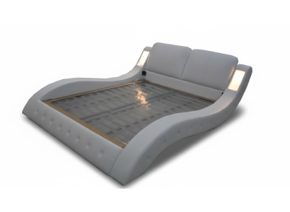 Design Luxe Literie Mariage Hôtel Lits Modernes en Cuir 140/160/180/200 LB8824