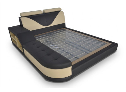 Conception Luxe Lit Rembourrage Mariage Hôtel Lits Modernes Cuir 140/160/180/200 cm