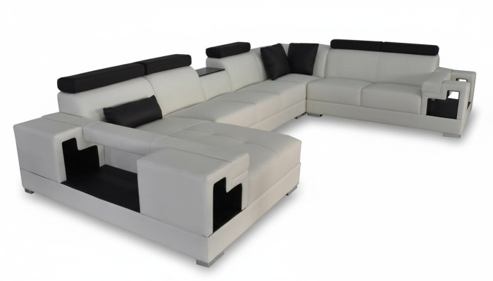 Canapé d'angle en cuir canapé canapé canapé canapé canapé canapé suite de canapés design moderne nouveau