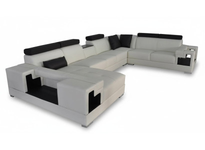 Canapé d'angle en cuir canapé canapé canapé canapé canapé canapé suite de canapés design moderne nouveau