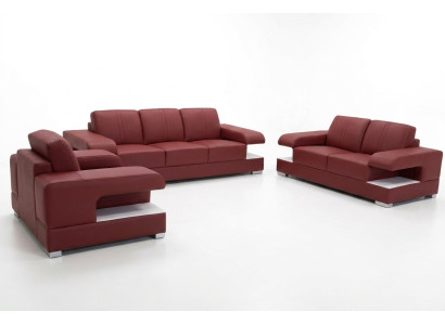 Canapé en cuir canapé Canapé Suite Design Moderne Ensemble de canapés 3+2+1 G8028D