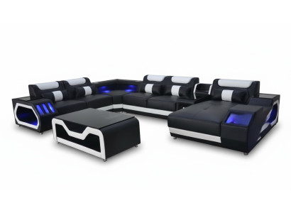 Design Leather Upholstery Seat Corner Landscape Room new Living Sofa Upholstery Conception Cuir Rembourrage Siège Coin Paysage Pièce nouveau Salon Canapé Rembourrage