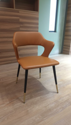 Fauteuil design en métal rembourré Lounge Club Chaise Siège Détente Luxe Salle d'attente nouveau