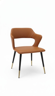 Fauteuil design en métal rembourré Lounge Club Chaise Siège Détente Luxe Salle d'attente nouveau