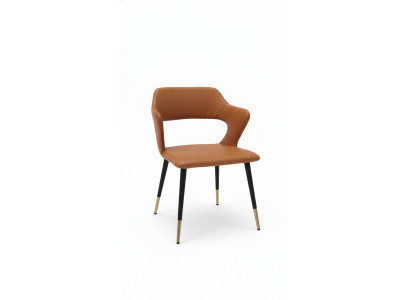 Fauteuil design en métal rembourré Lounge Club Chaise Siège Détente Luxe Salle d'attente nouveau
