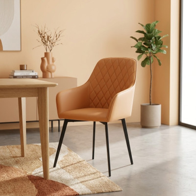 Chaise 1x Rembourrage Chaise TV Salon Club Cuir Tissu Siège Fauteuil Ess Neuf Bois