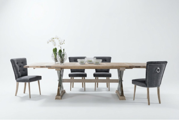 Salle à manger Tables en bois Ensemble de salle à manger Set Chaise Groupe nouvelle Table 4 Design