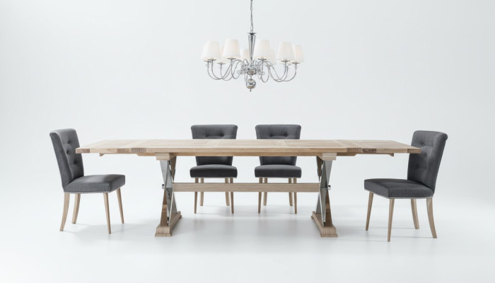 Conception Salle à manger Table à manger Table 8 Chaise Chaise Lehn Chaises Bois véritable