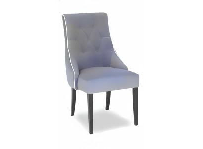 Lehn Chaise Restaurant Industrie 2x Chaises de Designer Assise Rembourrée Ensemble Chesterfield