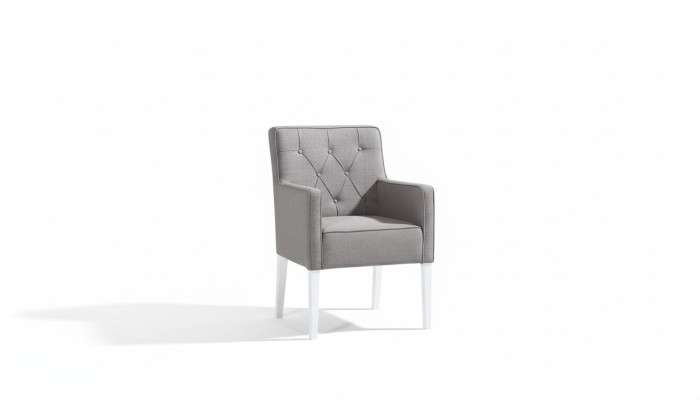 Chesterfield Fauteuils Inclinables Tissu Chaise Rembourrage Siège Tissu Velours Bois Réel