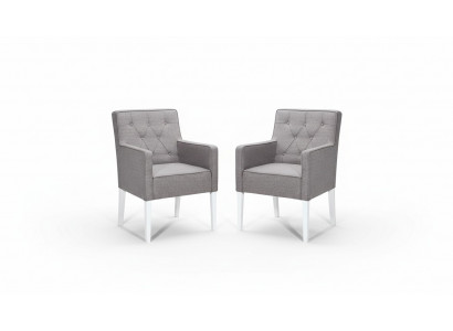 Set de chaises Chesterfield 2x Fauteuil inclinable Ensemble Siège Rembourrage en velours Nouveaux Fauteuils Groupe