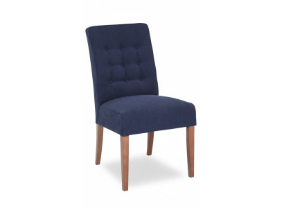 Fauteuil Chesterfield Textile Chaise Rembourrage en Velours en Tissu Siège en Bois Massif
