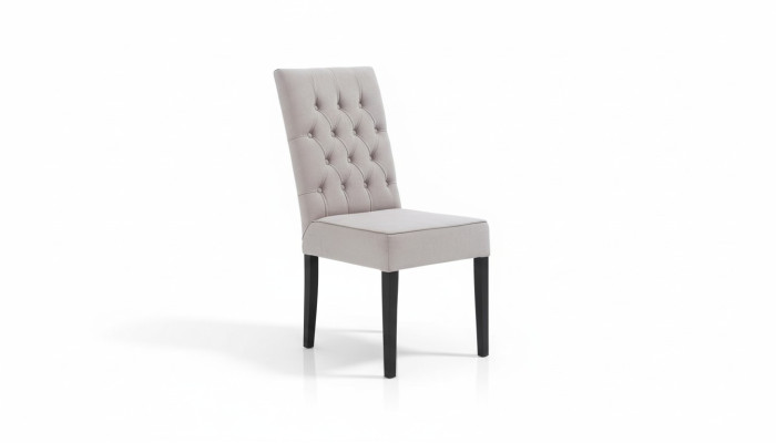 Chesterfield Fauteuil Inclinable en Tissu Siège en Velours en Bois Véritable Chaises
