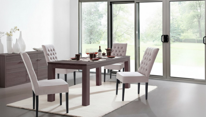 Fauteuil Chesterfield Design Ensemble de chaises à dossier Chaises en tissu Fauteuil Groupe 8x nouveau Suite