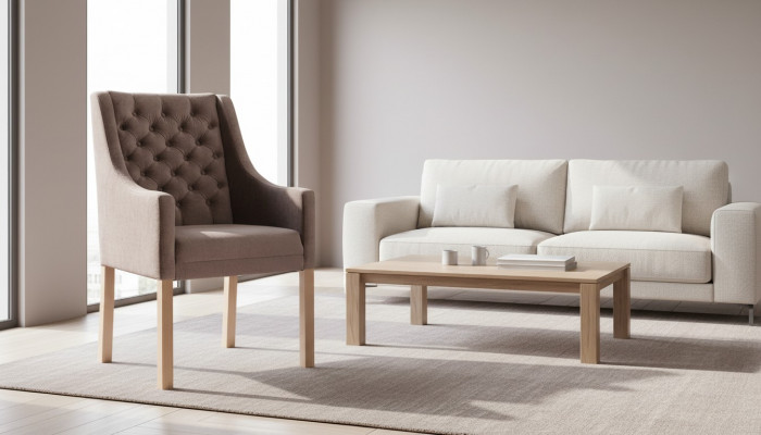 Ensemble de chaises de salle à manger avec chaises à dossier incluses, suite complète pour salon, ensemble de 6 pièces, neuf.