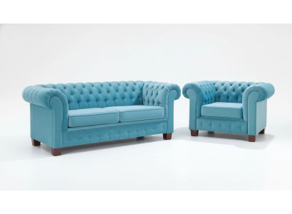 Chesterfield 2+1 Canapé ensemble Canapé Rembourrage Siège Ensemble Canapé Canapés Canapés neufs