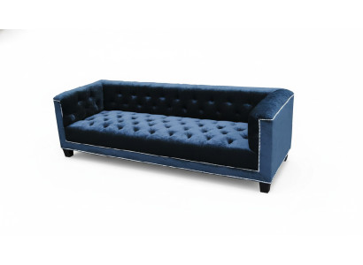 Meuble élégant Canapé Chesterfield Rembourrage Canapé Canapés Trois places Velours