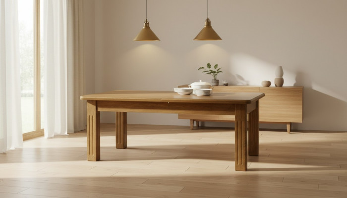 Tables Classique r Table de salle à manger En bois Table en bois rustique Tables Salle à manger