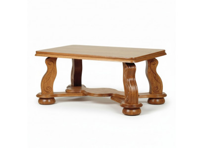 Table en bois massif Classique r Table basse Canapé Tables d'appoint en bois Artisanat.