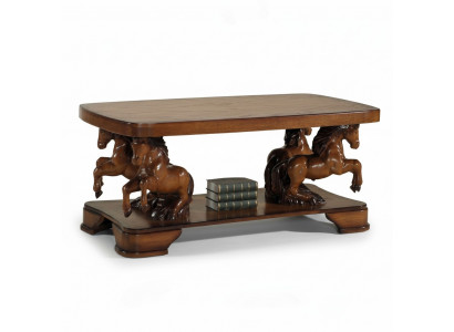 Artisanat en bois de cheval  Table 137cm Canapé Classique de Table Canapé Côté