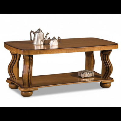 Table basse en bois massif fait main Table d'appoint pour canapé Tables classiques de salon