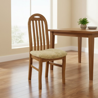 Groupe de salle à manger Chaise Ensemble Siège Rembourrage Salon Bois 4 chaises