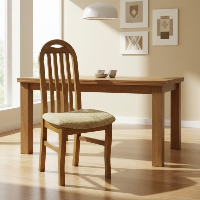 Groupe de salle à manger Ensemble Chaise Siège Rembourrage Salon Bois 6x Chaises