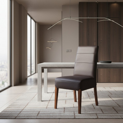 Salle à manger Groupe Chaise Ensemble 2 chaises Chaise avec accoudoirs Siège Rembourrage Solide