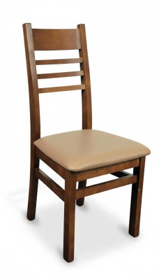 Ensemble en cuir 4x Chaise en bois massif Chaise de salle à manger Chaises de designer Chaises de salle à manger neuves