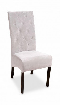 Chaise en bois massif Chesterfield Designer Chaise de salle à manger Chaises design Rembourrage