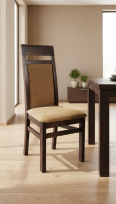 Chaises rembourrées de salle à manger Ensemble de 4 chaises Chaise Groupe Suite Tissu Textile