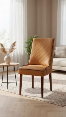 Set de 8 chaises de designer en cuir Fauteuil Chaises rembourrées Salle à manger Gastro Bois