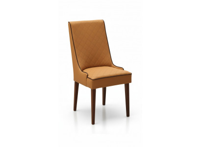 Set de 8 chaises de designer en cuir Fauteuil Chaises rembourrées Salle à manger Gastro Bois