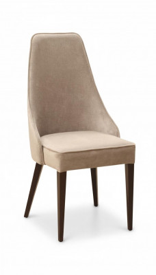 Groupe de chaises 4x chaises Ensemble salon - Salle à manger Suite Bois Lehn Cuir