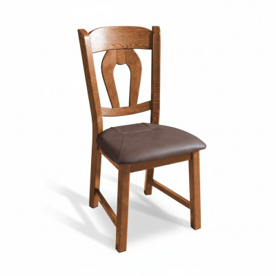 Chaise de salle à manger 8x Set de chaises Fauteuil en cuir Rembourrage en bois massif neuf Gastro Immédiat