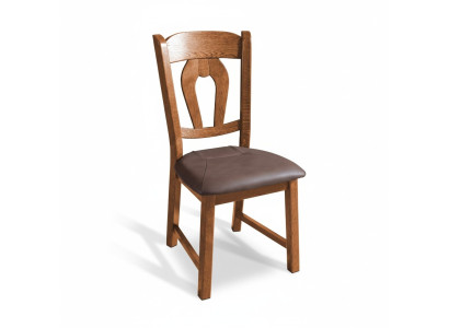 Chaise de salle à manger 8x Set de chaises Fauteuil en cuir Rembourrage en bois massif neuf Gastro Immédiat