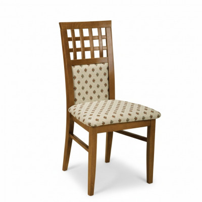 Ensemble de 4 chaises design en cuir fauteuils de salle à manger en bois pour l'ameublement gastronomique.